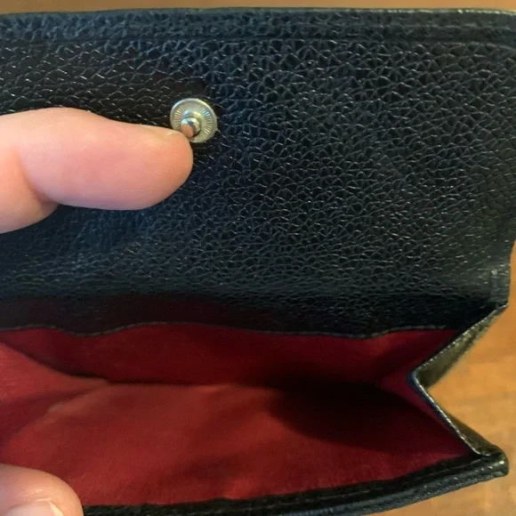 XXSOLDXX BVLGARI Denim and Leather Monogram Wallet EUC - Picture 6 of 10